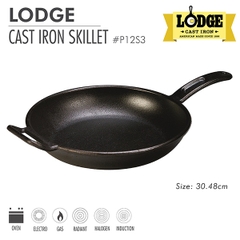 Chảo gang Lodge - P12S3 Chảo gang Lodge thành cong 30.5 cm