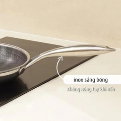 Chảo đa năng iMat Hybrid 26cm, tráng gốm đen