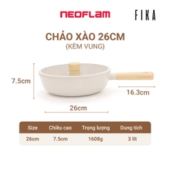 Bộ nồi chảo Neoflam Fika Hàn Quốc 5 món - bộ sản phẩm 2