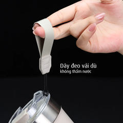 Cốc Lắc Inox 240ml 2 Thành Không Giữ Nhiệt Nóng Lạnh