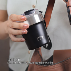 Cốc Lắc Inox 240ml 2 Thành Không Giữ Nhiệt Nóng Lạnh