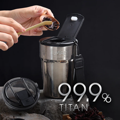Cốc Ủ Nhiệt Titan iMat Cao Cấp 2 dung tích 380ml| 500ml
