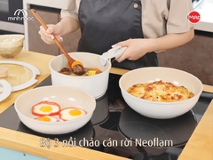 Bộ 3 nồi chảo cán rời Neoflam Hàn Quốc