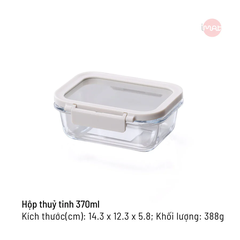 Bộ 14 Hộp Thuỷ Tinh Neoflam Comodo Chịu Nhiệt Nắp Kính
