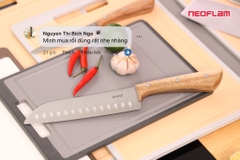 Bộ 3 dao lưỡi thép cán gỗ iMat