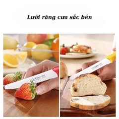 Dao đa năng lưỡi răng cưa GGOMi Hàn Quốc GG360. 4 Màu lựa chọn
