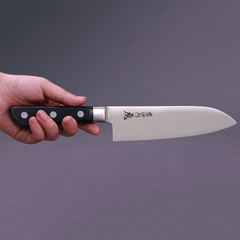 Dao Santoku Tiger có lưỡi cố định bằng thép không gỉ