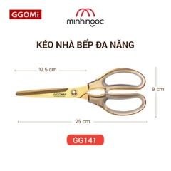 Kéo nhà bếp cao cấp GGOMI Hàn Quốc GG141 Golden