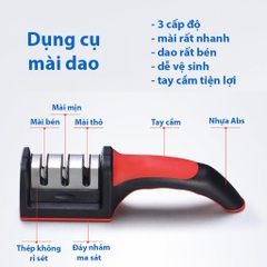 Mài dao 3 lưỡi GGOMi Hàn Quốc GG732