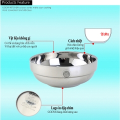 Bát cách nhiệt GGOMI 18cm - GG765