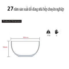 Bát cách nhiệt GGOMI 18cm - GG765