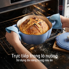 Nồi Gang Tráng Men iMat Hình Bí Ngô 20cm