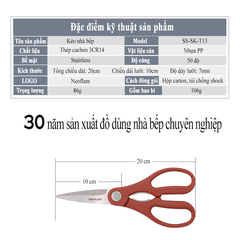 Kéo nhà bếp Neoflam thép không gỉ CK-SS-S08
