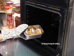 Bộ 5 hộp inox iMAT dùng được trong lò vi sóng