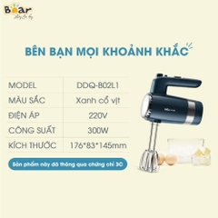 Máy Đánh Trứng, Trộn Bột Bear DDQ-B02L1