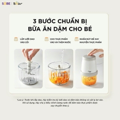 Máy xay ăn dặm 8 lưỡi 0.3L Bear CH-5H02D24
