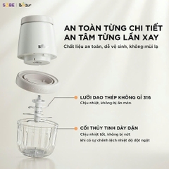 Máy xay ăn dặm 8 lưỡi 0.3L Bear CH-5H02D24