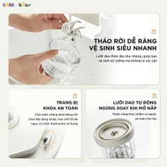 Máy xay ăn dặm 8 lưỡi 0.3L Bear CH-5H02D24