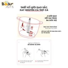 Máy Xay Thịt Đa Năng 2L Bear QSJ-B02Q1