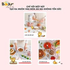 Máy Xay Thịt Đa Năng 2L Bear QSJ-B02Q1