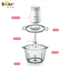 Máy Xay Thịt Đa Năng 2L Bear QSJ-B02Q1