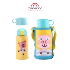 Bình nước giữ nhiệt Tiger MBR-T06G (600ml) hoạt hình dễ thương