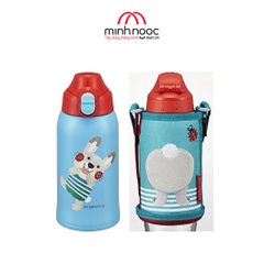 Bình nước giữ nhiệt Tiger MBR-T06G (600ml) hoạt hình dễ thương