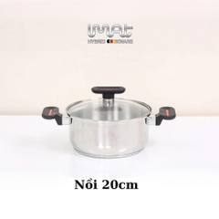 Bộ 5 nồi chảo iNox 304 không chống dính iMAT