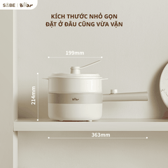 Nồi nấu điện đa năng/ Ca nấu mỳ Bear MC-4H16F
