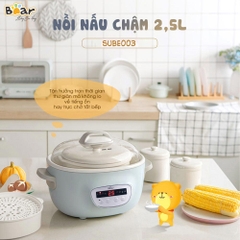 Nồi Nấu Chậm 2.5L Bear Sube003