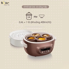 Nồi Nấu Chậm 2.5L Bear Sube003