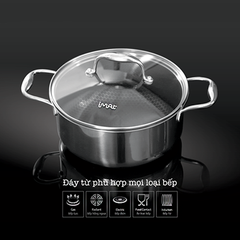Bộ 6 nồi chảo iNox iMat Hybrid