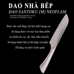 Dao Santoku (M) Neoflam thép không gỉ CK-SS-T18