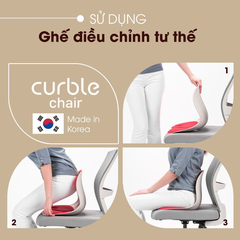 Bộ 2 ghế Curble Wider chỉnh dáng ngồi đúng tư thế Hàn Quốc