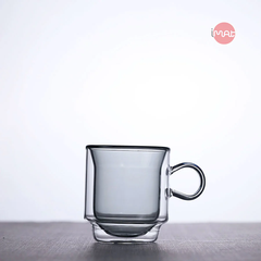 Bộ 6 Cốc Trà TATA Thủy Tinh High Borosilicate Hai Thành Cách Nhiệt Cao Cấp