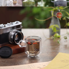 Bộ 6 Cốc Trà TATA Thủy Tinh High Borosilicate Hai Thành Cách Nhiệt Cao Cấp