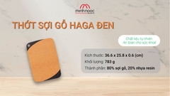 Thớt sợi gỗ Haga Đen