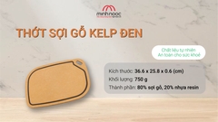 Thớt sợi gỗ Kelp Đen