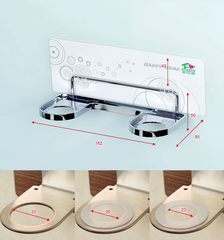 Giá đỡ cổ chai đôi inox Happy Home