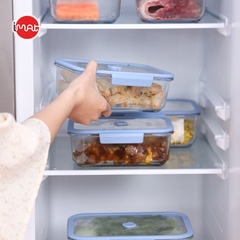 Bộ hộp thuỷ tinh chân không Neoflam VACU 8 món không bơm