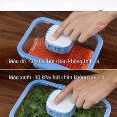 Bộ 6 Hộp Thủy Tinh Chân Không Neoflam Vacu Seal