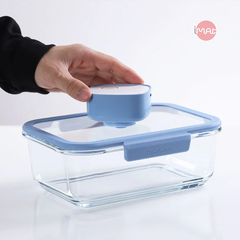 Bộ 6 Hộp Thủy Tinh Chân Không Neoflam Vacu Seal