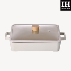 Nồi lẩu vuông Fika Neoflam Hàn Quốc 28cm