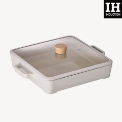 Nồi lẩu vuông Fika Neoflam Hàn Quốc 28cm