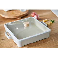 Nồi lẩu vuông Fika Neoflam Hàn Quốc 28cm