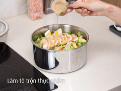 Bộ Nồi Chảo Inox Cán Rời 9 Món – Đa dụng, bền bỉ, tiết kiệm không gian