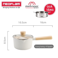 Nồi (quánh) Neoflam Fika 16cm kèm xửng