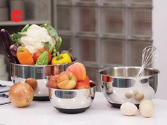 Bộ 3 tô trộn chân không iMAT 16,20,24 cm