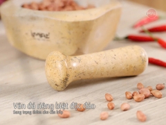 Cối và chày đá Cẩm thạch tự nhiên iMat