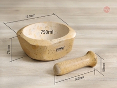 Cối và chày đá Cẩm thạch tự nhiên iMat